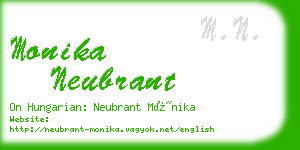 monika neubrant business card